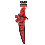 Chomper WB11516 Dog Toy, L, Gladiator Tuff Dino, Nylon/Plush, Assorted