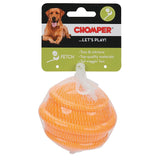 Chomper WB15557 L Dog Toy, 4 in, Squeaky Spiral Ball, Thermoplastic Rubber, Assorted