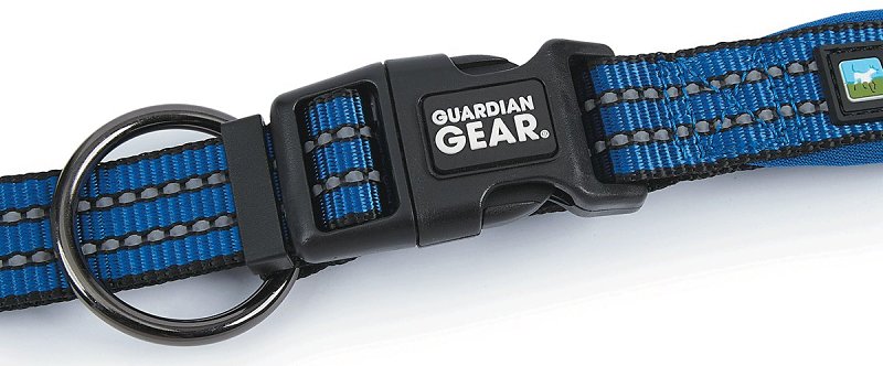 Guardian Gear ZA0006 12 19 Dog Collar, O-Ring Link, 12 to 19 in L Collar, Nylon, Royal Blue