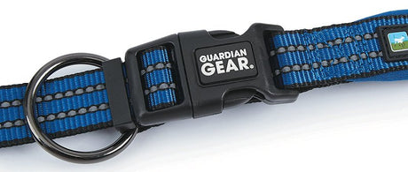 Guardian Gear ZA0006 16 19 Dog Collar, O-Ring Link, 16 to 19 in L Collar, Nylon, Royal Blue