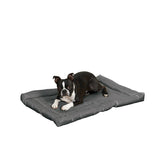 Slumber Pet ZA210 24 11 Dog Bed, 24 in L, 11 in W, Nylon Cover, Gray