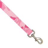Casual Canine ZA6751 44 75 Camo Dog Leash Lead, 4 ft L, 5/8 in W, Nylon Line, Pink, Fastening Method: Swivel Snap
