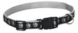 Casual Canine ZA8871 06 17 Dog Collar, 6 to 10 in L Collar, 3/8 in W Collar, Nylon, Black, Two Tone Paw Print