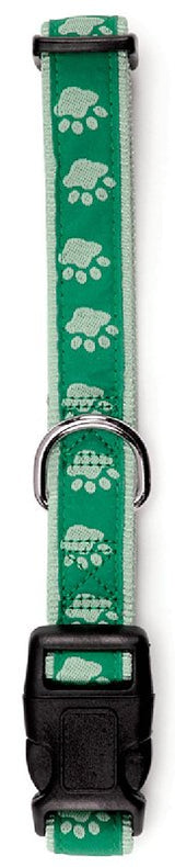 Casual Canine ZA8871 18 43 Dog Collar, 18 to 26 in L Collar, 1 in W Collar, Nylon, Green