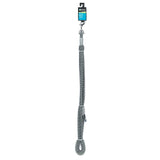 Guardian Gear ZA9909 06 17 Reflective Rope Lead, 6 ft L, Black, Fastening Method: Clasp