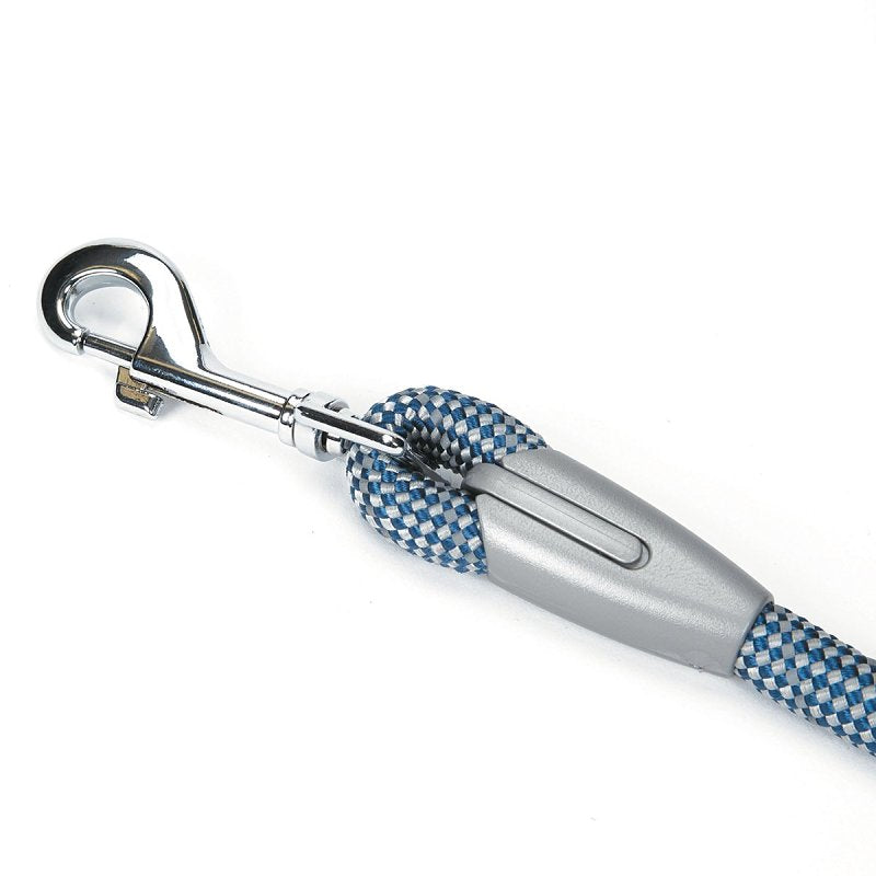 Guardian Gear ZA9909 06 19 Reflective Rope Lead, 6 ft L, Blue, Fastening Method: Clasp