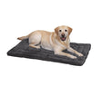 Slumber Pet ZW941 32 20 Plush Dog Mat, 32 in L, 20 in W, Plush Fur/Polyfiber Cover, Gray