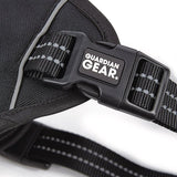 Guardian Gear ZA0031 16 30 Reflective Harness, 18 to 30 in, Fastening Method: O-Ring Strap, Nylon Harness, Jet Black
