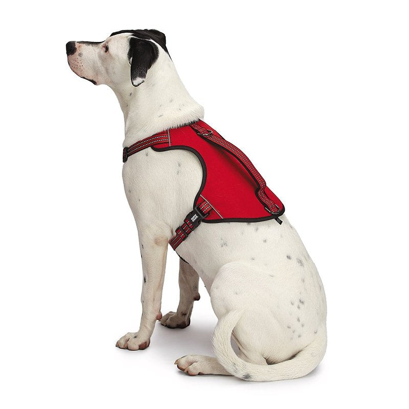 Guardian Gear ZA0031 20 83 Reflective Harness, 24 to 35 in, Fastening Method: O-Ring Strap, Nylon Harness, True Red