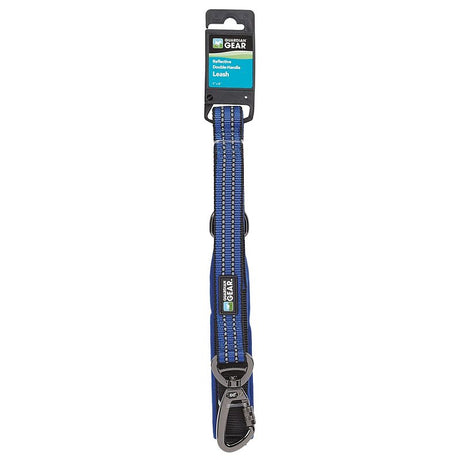 Guardian Gear ZA5172 06 19 Reflective Dog Leash, 6 ft L, Nylon Line, Blue, Fastening Method: Snap