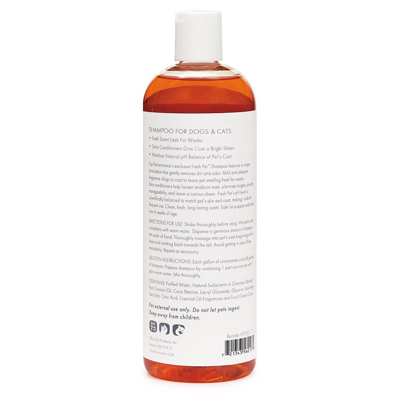 Top Performance TP562-17 Pet Shampoo, Liquid, Red, Fresh, 17 oz Bottle