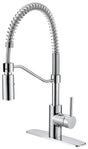 Boston Harbor FP4A0096CP Spring Pull-Down Kitchen Faucet, 1.8 gpm, 1-Handle, 1 or 3-Faucet Hole
