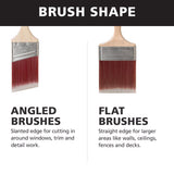 Bestt Liebco Master 3 in. Flat Trim Paint Brush, Pack of 6