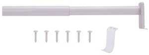 ProSource 21016PHX-PS Adjustable Closet Rod, 72 to 120 in L, Steel