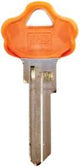 Hy-Ko 13005KW10PDM Key Blank, Brass, Nickel, For: Kwikset Cabinet, House Locks and Padlocks, KW10 Key Number, Assorted, Pack of 5