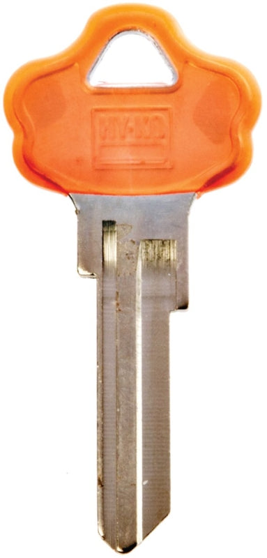 Hy-Ko 13005KW10PDM Key Blank, Brass, Nickel, For: Kwikset Cabinet, House Locks and Padlocks, KW10 Key Number, Assorted, Pack of 5