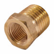 Forney Brass Bushing 1/8 in. Female X 1/4 in. Male 1 pc
