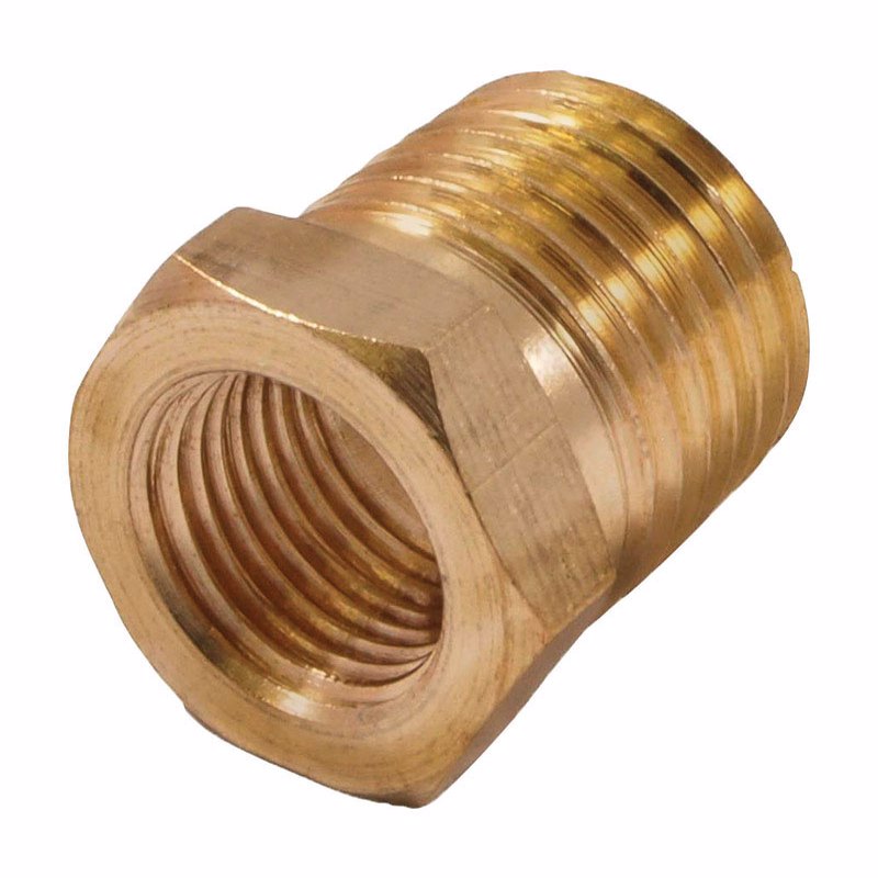 Forney Brass Bushing 1/8 in. Female X 1/4 in. Male 1 pc