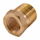 Forney Brass Bushing 1/8 in. Female X 1/4 in. Male 1 pc