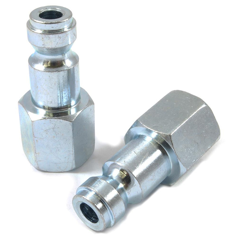 Forney Steel Plug 1/4 in. Female X 1/4 in. 2 pc