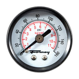 Forney Plastic Rear Mount Air Pressure Gauge 1/8 in. NPT 160 psi 1 pc