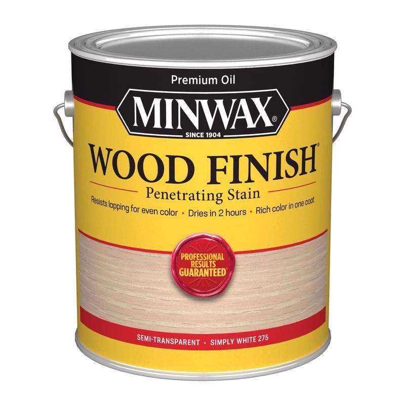 Minwax 711520000 Wood Stain, Simply White, Liquid, 1 gal, Pack of 2