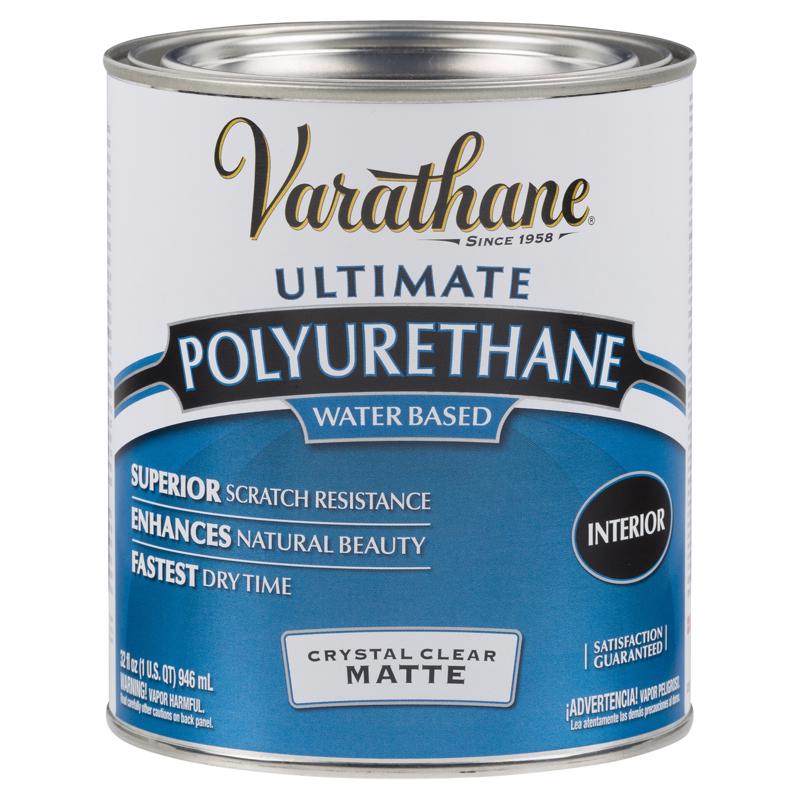 Varathane 262074 Polyurethane, Liquid, Clear, 1 qt, Can, Pack of 2