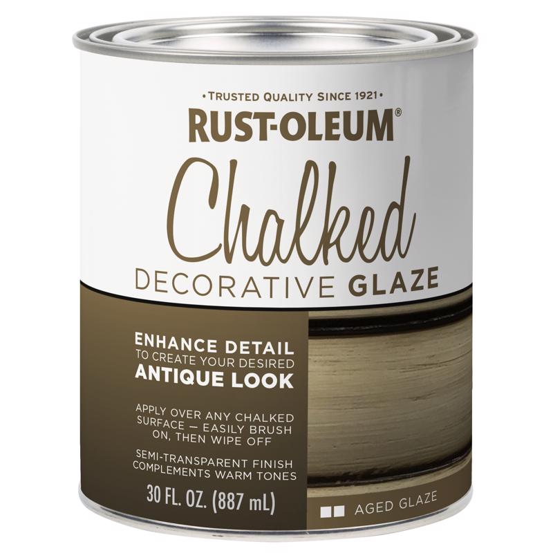 Rust-Oleum 315881 Chalk Spray Paint, Satin Chalky, Brown, 30 oz, Pack of 2