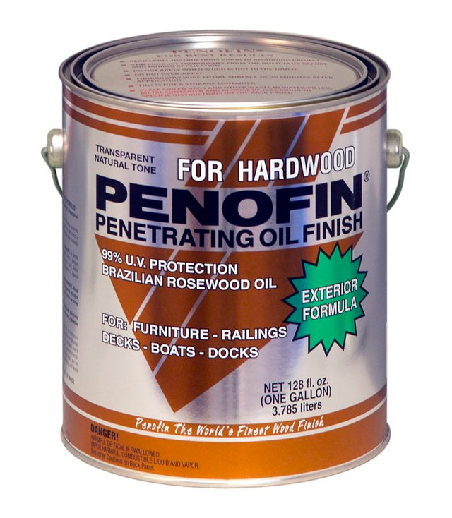 Penofin Hardwood Series F1XHWGA Penetrating Stain, Hardwood, Liquid, 1 gal, Pack of 4