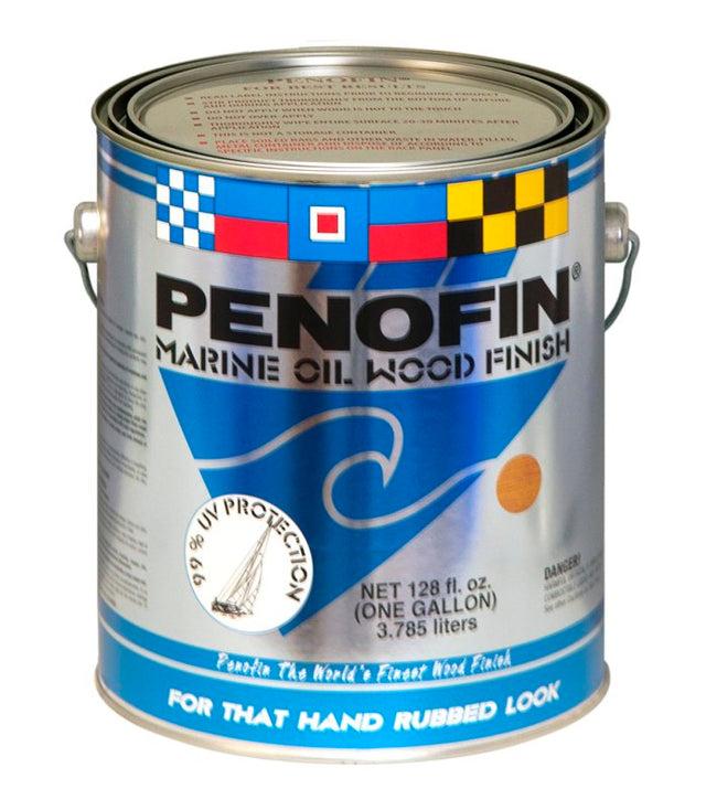 Penofin F1EMAGA Wood Stain, Flat Matte, Natural, Liquid, 1 gal, Pack of 4