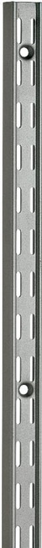 Knape & Vogt 82 TI 63 Shelf Standard, 450 lb, 14 ga Thick Material, 1-1/16 in W, 63 in H, Steel, Titanium, Pack of 10