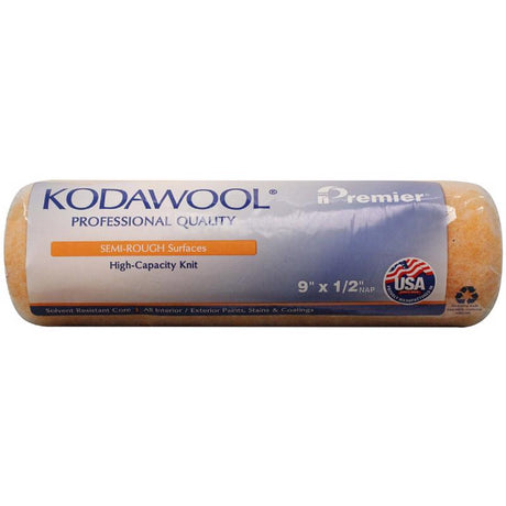Premier Kodawool Polyester 9 in. W X 1/2 in. Paint Roller Cover 1 pk, Pack of 25