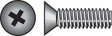 HILLMAN No. 6-32 X 1-1/4 in. L Phillips Flat Head Zinc-Plated Steel Machine Screws 100 pk