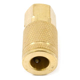 Forney Brass/Steel Air Coupler and Plug Set 1/4 in. 1/4 in. 5 pc