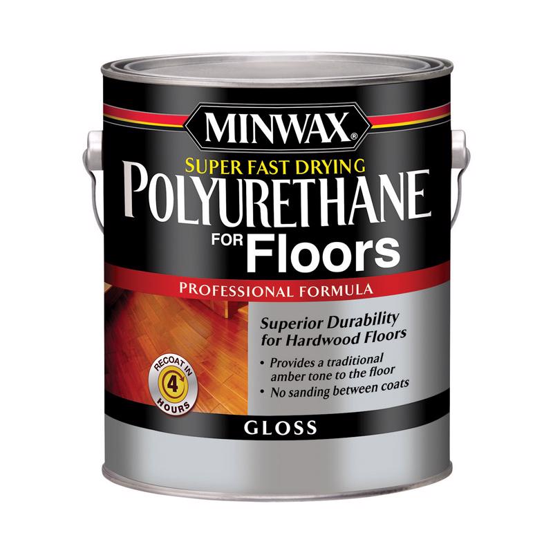 Minwax 130200000 Polyurethane, Gloss, Liquid, Clear, 1 gal, Can, Pack of 2