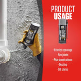 Great Stuff Smart Dispenser Ivory Polyurethane Insulating Foam Sealant 12 oz, Pack of 12