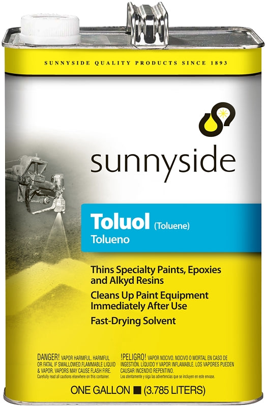 Sunnyside 821G1 Toluene Thinner, Liquid, Characteristic, Colorless, 1 gal, Pack of 2