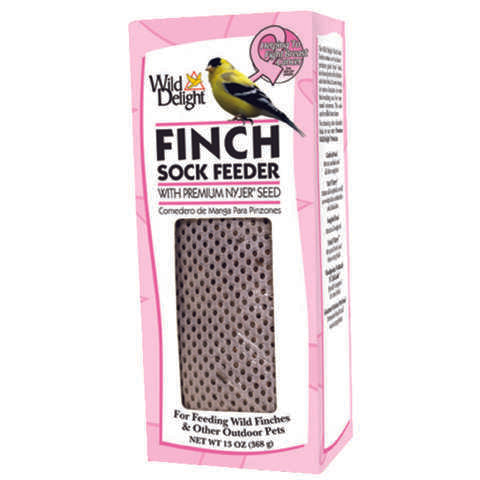 Wild Delight Finch 13 oz Mesh Sock Feeder Bird Feeder 1 ports