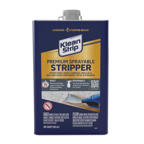 Klean Strip Sprayable Fast Paint and Varnish Stripper 1 qt, Pack of 4