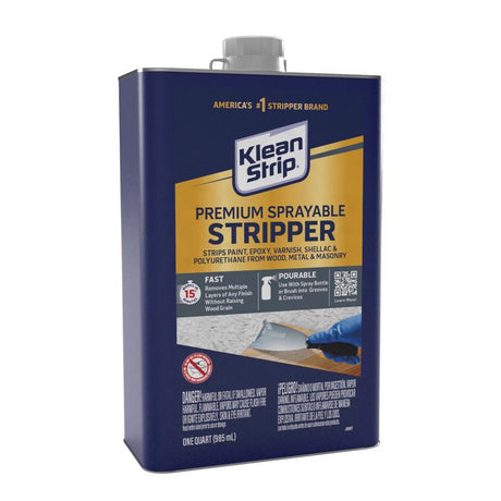 Klean Strip Sprayable Fast Paint and Varnish Stripper 1 qt, Pack of 4