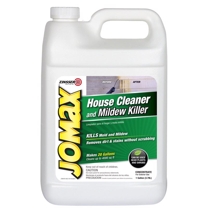 Zinsser Jomax House Cleaner and Mildew Killer 1 gal, Pack of 4