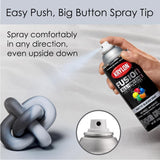 Krylon Fusion All-In-One Matte Glacier Gray Paint+Primer Spray Paint 12 oz, Pack of 6