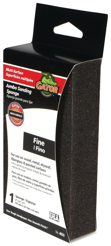SANDING SPONGE 3X5X1IN FINE