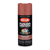 Krylon Fusion All-In-One Satin Brick Paint+Primer Spray Paint 12 oz, Pack of 6