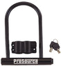 ProSource HD-RUP002 High Security Padlock, Keyed Different Key, U-Type Shackle, PVC Shackle, Steel Body