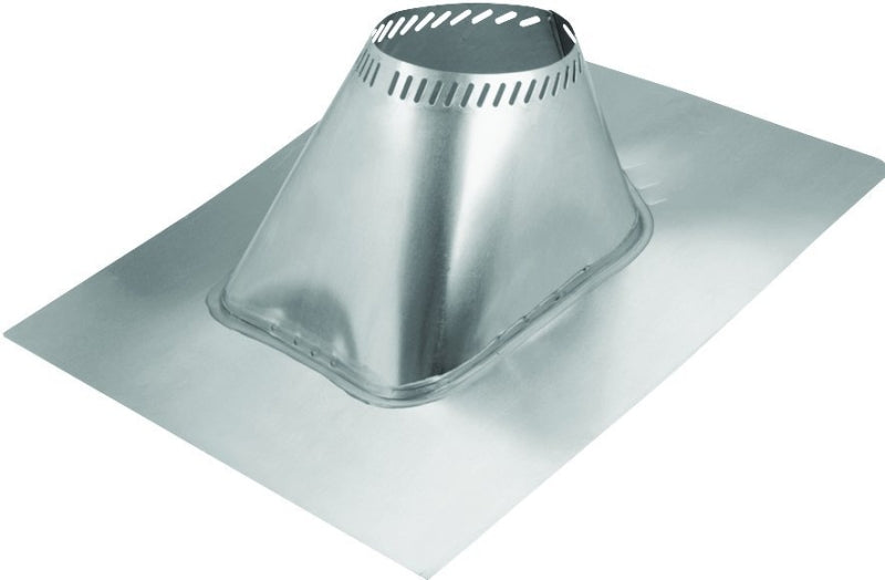 Selkirk SURE-TEMP Premium Series 206830 Roof Flashing, 31-7/8 in OAL, 27 in OAW, 6 in Pipe, Aluminum