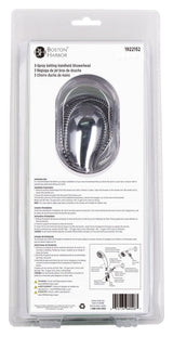 Boston Harbor HS00813CP Hand-Held Shower Head, 1.75 (6.6) 80 gpm (L/MIN) psi, 1/2-14 NPT Connection, Threaded, PVC