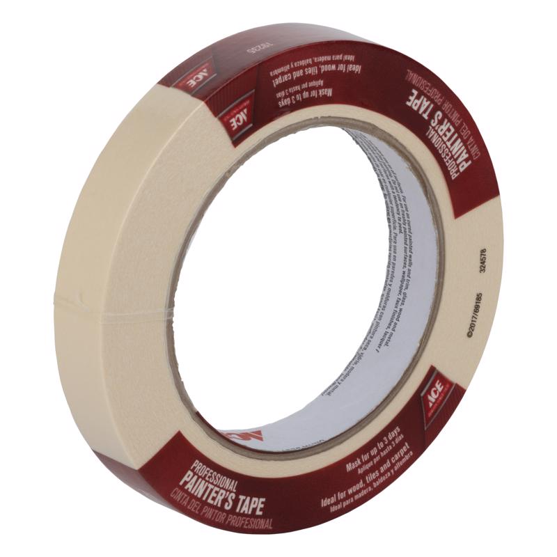 Ace Professional 0.7 in. W X 60 yd L Beige Medium Strength Painter's Tape 1 pk