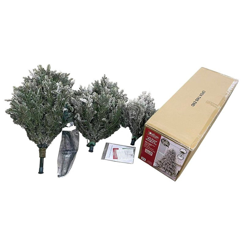 Hometown Holidays 301-RMDDF-75QC8 Pre-Lit Royal Majesty Christmas Tree, 7-1/2 ft H