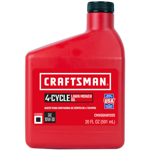 Craftsman 10W-30 4-Cycle Lawn Mower Motor Oil 20 oz 1 pk, Pack of 12